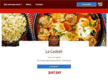Tablet Screenshot of lacasbah.fr